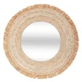 Produktbild: Atmosphera - Geflochtener Spiegel Célia - Bast D. 68 cm - Beige