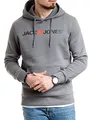 Produktbild: JACK & JONES Male Kapuzenpullover Logo Kapuzenpullover (Sedona Grau (Corp 054, XXL))