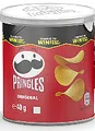Produktbild: Pringles Original Gesalzene Chips Vegan  6 kleine Dosen für unterwegs 6 x 40g