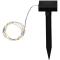 Produktbild: Star Trading Solar LED-Lichterkette Dew Drop warmweiß (50 LEDs, Batterie)