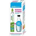 Produktbild: SodaStream Reserve-Zylinder 50-60 ltr + Glas - Karaffe - Schwarz