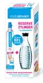 Produktbild: Sodastream Reservezylinder 60 L + 1 Glaskaraffe 1100065490