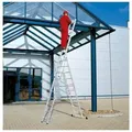 Produktbild: Euroline Alu-Mehrzweckleiter 3-teilig, Sprossen 3 x 6, 410 / 185 cm