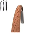 Produktbild: 1 x Schwalbe Road Cruiser Braun Reflex Fahrradreifen Decke 42-622 (28 x 1.60) inkl. 3 Reifenheber