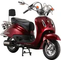 Produktbild: Motorroller Firenze 50 ccm 45 kmh EURO 5 weinrot