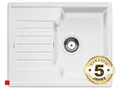 Produktbild: Blanco Zia 40 S Weiß Granit-Spüle Küchenspüle Spültisch Einbauspüle 40US