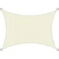 Produktbild: Solvision Hdpe Sonnensegel Hs9 Rechteck Creme, 300x200 Cm - Sol Royal