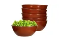 Produktbild: MamboCat Servierschale 6er Set Tonschale 15cm braun glasiert 650ml - 99538, Steingut