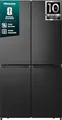 Produktbild: Hisense Kühl-Gefrierkombination Cross Door RQ758N4SAFE | 609l | NoFrostPlus | 4-türig | Inverter | Premium Black, E (Spektrum A bis G)