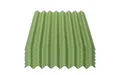 Produktbild: Onduline Easyline Dachplatte Wandplatte Bitumenwellplatten Wellplatte 6x0,76m² - grün