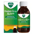 Produktbild: WICK Husten-Sirup Natura für Erwachsene, 140 ml, PZN 19236805