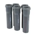 Produktbild: 5stk Ostendorf 172000 HT Safe Rohr DN50 150 mm Abwasserrohr Abfluss Grau