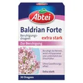 Produktbild: Abtei Baldrian Forte - Baldriantabletten - zur Beruhigung, bei Schlaf- und Einschlafstörungen - pflanzlich - hochdosiert - ohne Gewöhnungseffekt - 30 Dragees