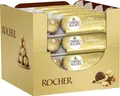 Produktbild: Rocher – Knusprig-cremige Nuss-Pralinen-Spezialität – 16 Packungen à 4 Einzel...