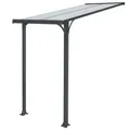 Produktbild: Haustürvordach Vordach Aluminium Polycarbonat Überdachung 150 x 150cm