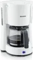 Produktbild: SEVERIN Filterkaffeemaschine KA 4816 | 10 Tassen | Glaskanne | 1000W | Warmhaltefunktion | Tropfstopp | weiß