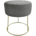 Produktbild: Hocker Marilyn Grau Samt