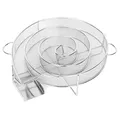 Produktbild: Wiltec BBQ Räucherschnecke aus Edelstahl 16x4,5cm, Brennzeit bis zu 8 h, Kaltraucherzeuger Kaltrauchgenerator Kalträuchern Smoker Sparbrand Räuchern