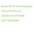 Produktbild: Beurer BS 47 Kosmetikspiegel beleuchtet Akku mit LED-Bel.104.68 10468 (421112510