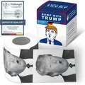 Produktbild: Witziges Trump Toilettenpapier bedruckt - Take a Dump with Trump Klopapier 2-lagig 200 Blatt - Lustiges Scherzartikel Geschenk für Freunde