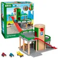 Produktbild: BRIO Spielzeugeisenbahn-Zubehör World 33204, Parkhaus, Straßen und Schienen, Holz/Kunststoff