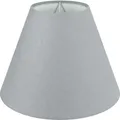 Produktbild: Premium Lampenschirm Stehlampe Hängelampe Grau Baumwolle E14/E27 M=UØ 25cm