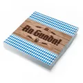 Produktbild: itenga 20x Serviette Bayrisch Schee dass do bist An Guadn weiß blau Oktoberfest