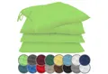 Produktbild: NatureMark Sitzkissen 4er-Set Stuhlkissen 40x40cm mit Bändern, Sitzpolster Kissen 4er Pack, schadstoffgeprüft, Apfel grün
