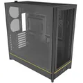 Produktbild: Montech HS01 PC-Gehäuse, Midi-Tower, ATX, aRGB, Tempered Glass - schwarz