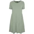 Produktbild: Vero Moda Shirtkleid (kurz, 1-tlg) VMFILLI CALIA SS SHORT DRESS GA NOOS grün L (40)