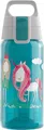 Produktbild: Sigg - Trinkflasche Kinder - Viva One Believe in Miracles - Kohlensäuregeeignet - Auslaufsicher - Spülmaschinenfest - BPA-frei - Sport & Schule - Blau mit Prinzessin & Einhorn - 0,5L