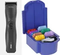 Produktbild: WAHL MAXGO PROFI AKKU SCHERMASCHINE + + EDELSTAHL AUFSTECKKAMM-SET 3 - 32 MM