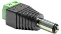 Produktbild: Delock Adapter Terminalblock > DC 2,5 x 5,5 mm Stecker 4043619654871