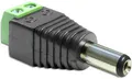 Produktbild: Delock 65487 DC (Strom) Adapter [1x DC-Stecker 5.5mm - 1x 2-polig] Schwarz, Grün