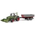 Produktbild: bruder Landwirtschaftsfahrzeug 02182 Fendt Vario 211, Traktor m. Frontlader, Anhänger, Maßstab 1:16