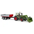 Produktbild: bruder Fendt Vario 211 Traktor mit Frontlader und Bordwandanhänger 02182 Spielzeugauto