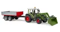 Produktbild: Bruder Traktor 02182 Fendt Vario 211 mit Fronttlader + Kippanhänger Neuheit 2023