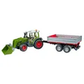 Produktbild: Bruder Fendt Vario 211 met voorlader en kiep trailer