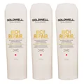 Produktbild: Goldwell Rich Repair 3 x 200 ml Aufbau Conditioner Set