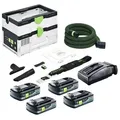 Produktbild: Festool CTLC SYS Akku Absaugmobil 36 V ( 2x 18 V ) Staubkl. L + 4x Akku 4,0 Ah + Ladegerät