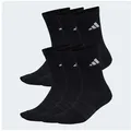 Produktbild: adidas Performance Funktionssocken C ESS CRW 6PP (6-Paar) schwarz S (37/39)