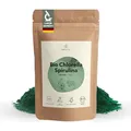 Produktbild: BIONUTRA® Bio Chlorella Spirulina Pulver 250 g, rückstandskontrolliert, nach EU-ÖKO-Standard hergestellt, vegan, laktose- & glutenfrei, ohne Zusätze, Spirulina Chlorella Bio Pulver