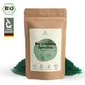 Produktbild: BIONUTRA® Chlorella-Spirulina-Pulver Bio 250 g, membrangebrochen