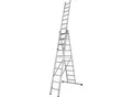 Produktbild: KRAUSE Vielzweckleiter, 3-teilig, mit herausnehmbarem Leiterteil, 3 x 10 Sprossen