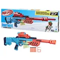 Produktbild: NERF Fortnite Storm Scout Blaster, Fernrohr, 6-Dart Clip-Magazin, 6 Elite Darts, Bolzen-Action, F8346