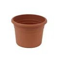 Produktbild: greemotion Pflanzkübel Fiona, UV-Beständiger Blumentopf aus Kunststoff, Pflanzgefäß mit Bodenlöchern, Volumen ca. 26 l, ca. Ø 45 x H 31,5