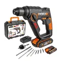 Produktbild: WORX WX390.1 Bohrhammer: 20V 3-in-1 Werkzeug für Bohren, Hämmern & Schrauben