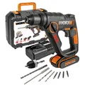 Produktbild: WORX WX390.1 Akku Bohrhammer 20V Max SDS-plus kabellos pneumatisch Bohrer
