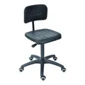 Produktbild: STIER Arbeitsstuhl mit Rollen Sitzhöhe 470-660 mm PU-Sitz