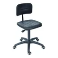 Produktbild: STIER Arbeitsstuhl mit Doppelrollen höhenverstellbare Sitzhöhe 470-660 mm